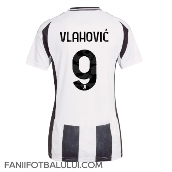 Juventus Dusan Vlahovic #9 Tricou Fotbal Replică 2024-25 Femei Acasa